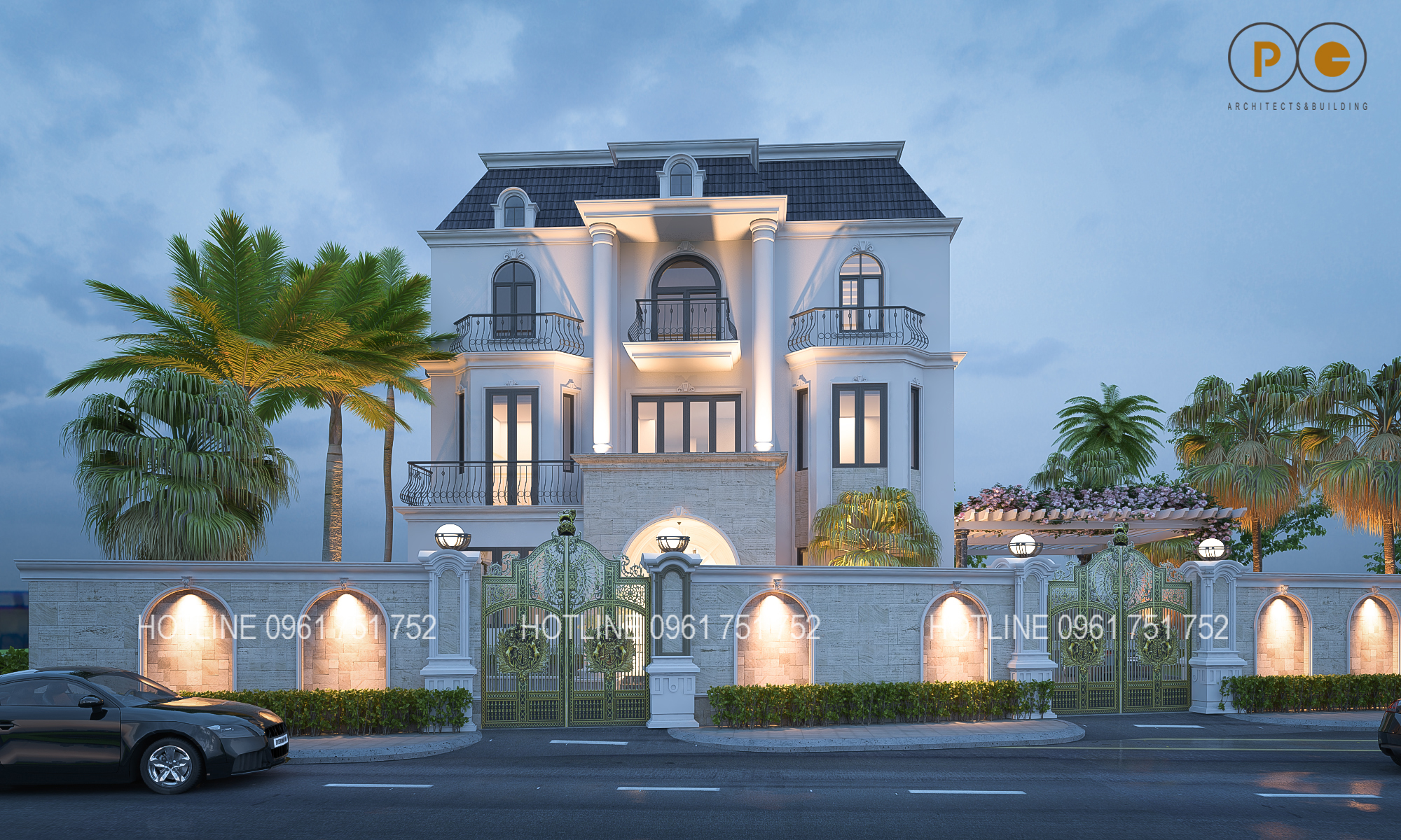 BIỆT THỰ TÂN CỔ ĐIỂN BA TẦNG SANG TRỌNG TẠI QUẬN 9