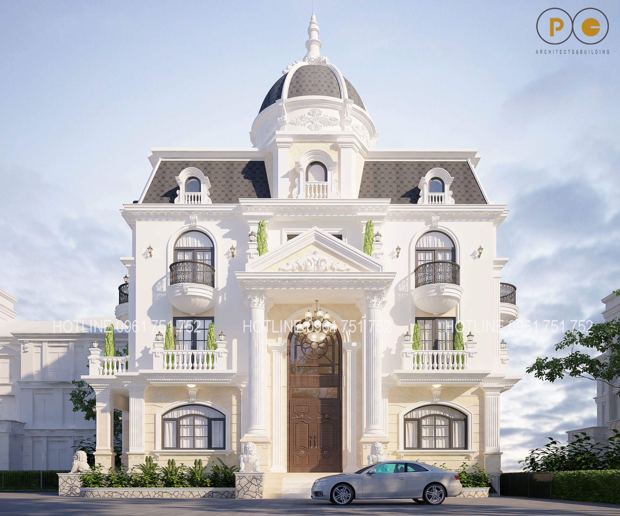 BIỆT THỰ CỔ ĐIỂN BA TẦNG ĐẸP TẠI ĐỒNG NAI